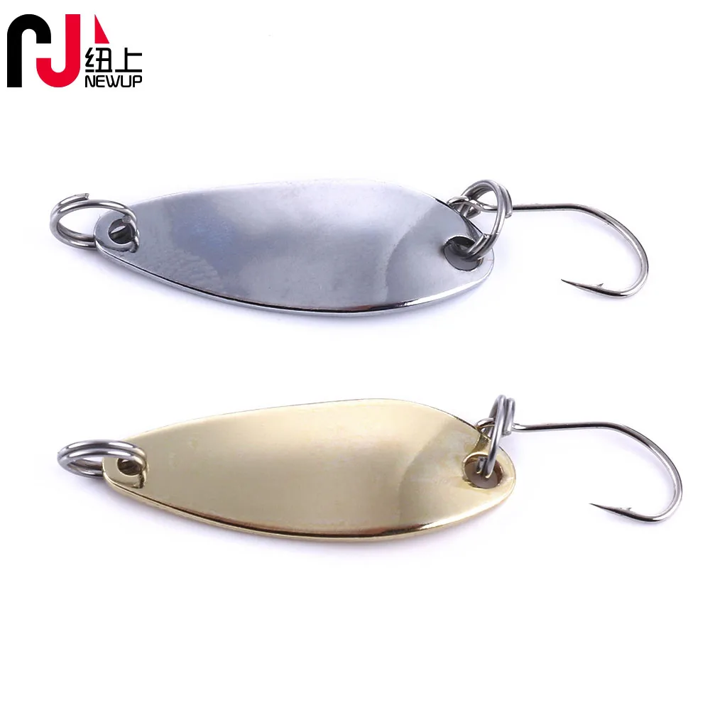 NEWUP 1 шт. 2 5 г 3 см металлическая Спиннер ложка Pesca Isca Искусственные воблеры для
