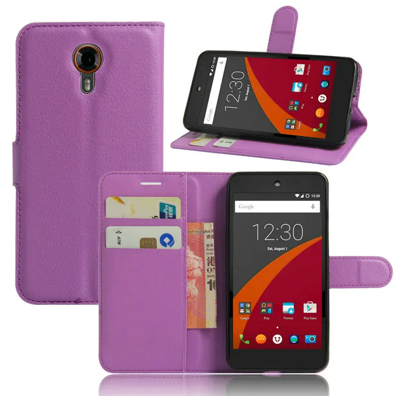 Wileyfox Свифт случае роскошный Кожаный случай стойки Для Swift бизнес флип стенд