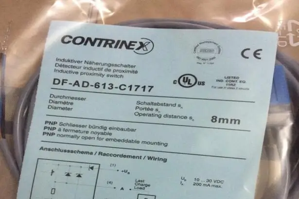 

FREE SHIPPING 100% NEW DF-AD-613-C1717 proximity switch DC 3-wire PNP normally open inductive sensor