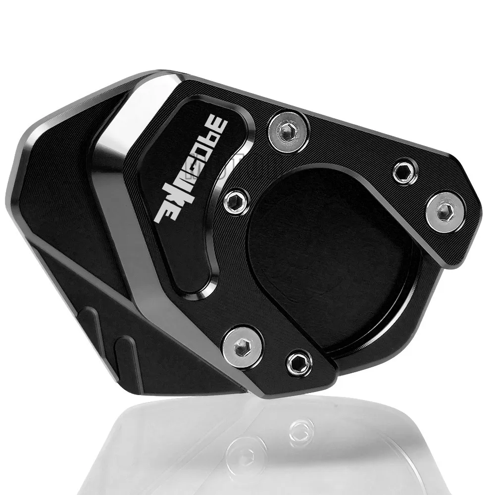Logo For 390Duke-A Для KTM 390 Duke 2013- 390 Duke мотоцикл подножка сбоку подставка увеличитель расширение пластина поддержка - Цвет: Logo For 390Duke-A