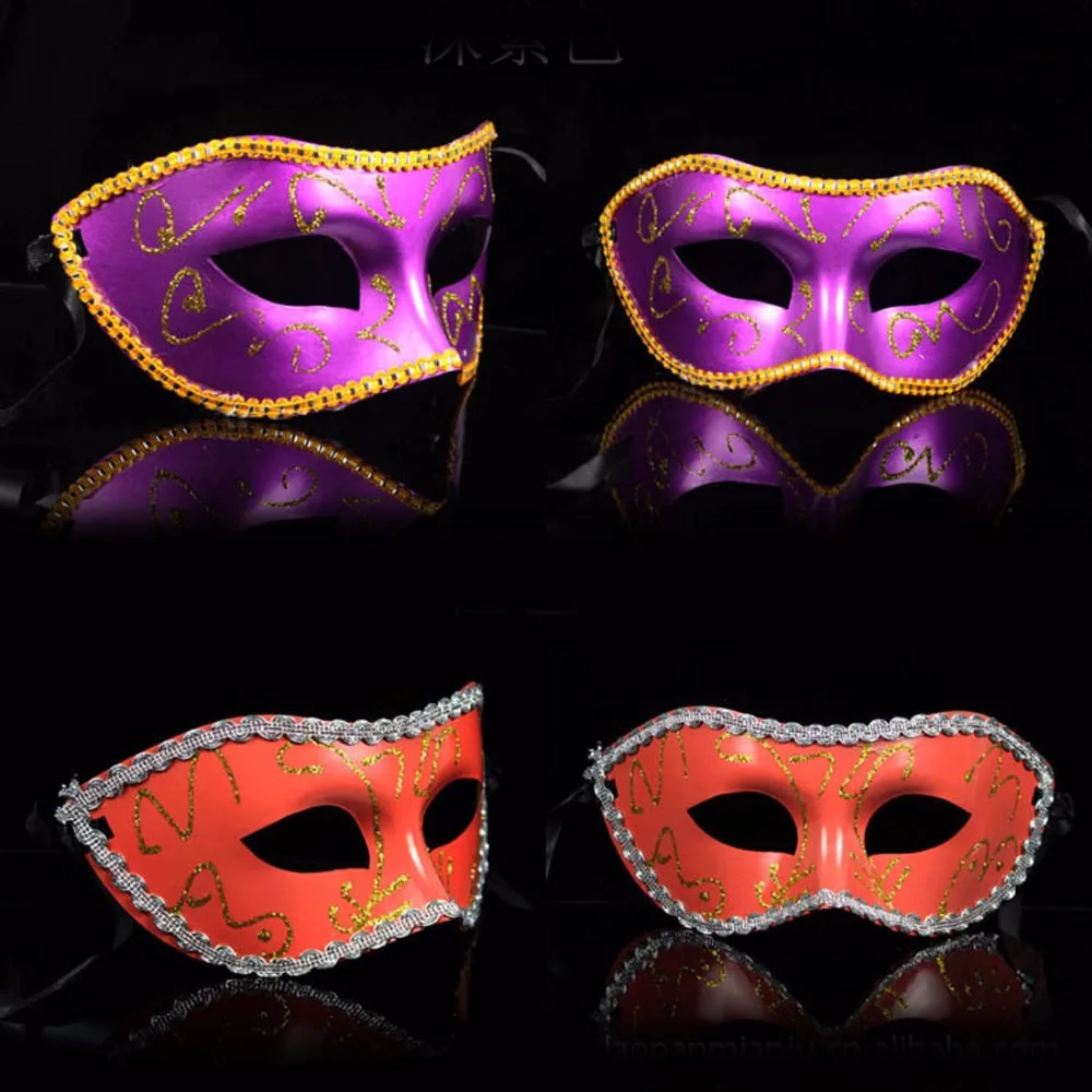 2017 Мужчины Женщины Костюм Пром Маска Венецианская Mardi Gras Партия Танец