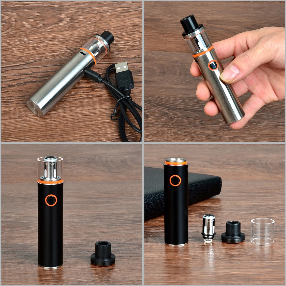 Smok Vape Pen 22 комплекта встроенный аккумулятор 1650 мАч с вейп-ручкой 22 резервуара Ом двухъядерный светодиодный индикатор электронная сигарета