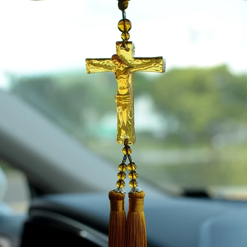 OHANNY the Cross of Jesus Подвеска для автомобиля символ мира в христианском стиле
