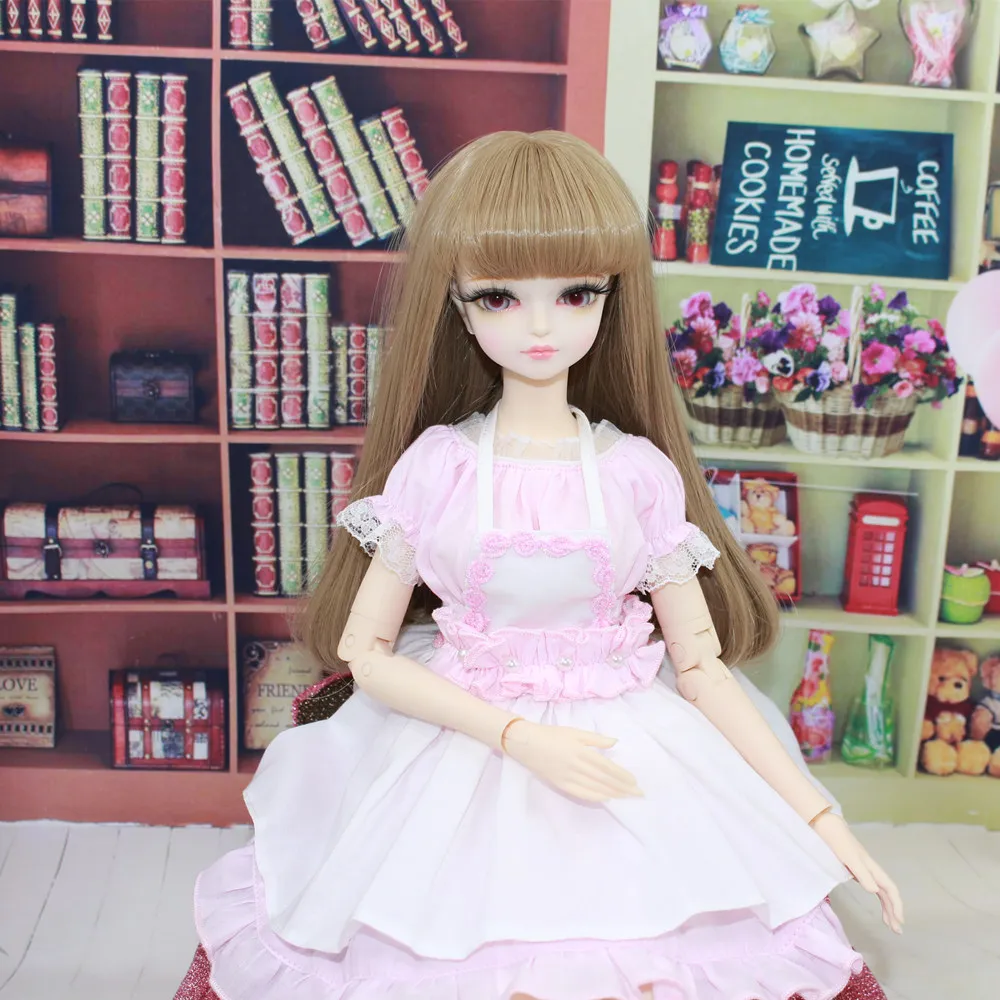 Сказочная кукла Dream 1/4 bjd 45 см шарнирное тело с макияжем мягкие туфли для волос