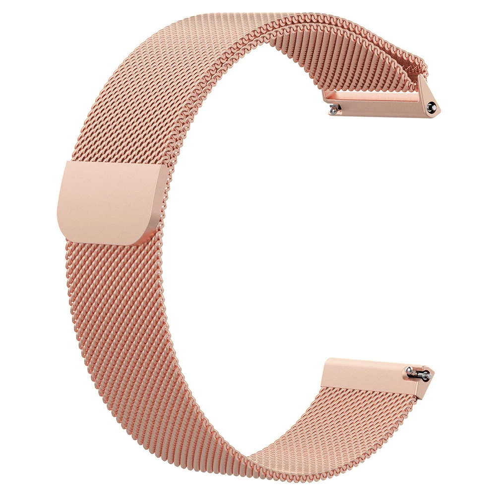 Rose Gold Essidi Миланский Браслет ремешок для Fitbit Versa 2 умный ремешок из нержавеющей стали часы петля Замена для Fitbit Versa Lite - Цвет: Rose Gold