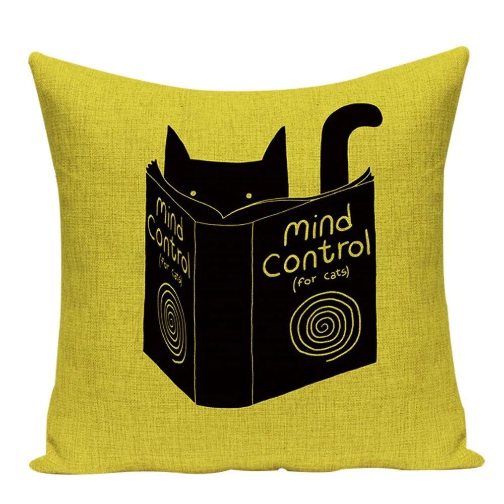 Модная наволочка для диванной подушки милые животные кошка наволочки 45 см x на