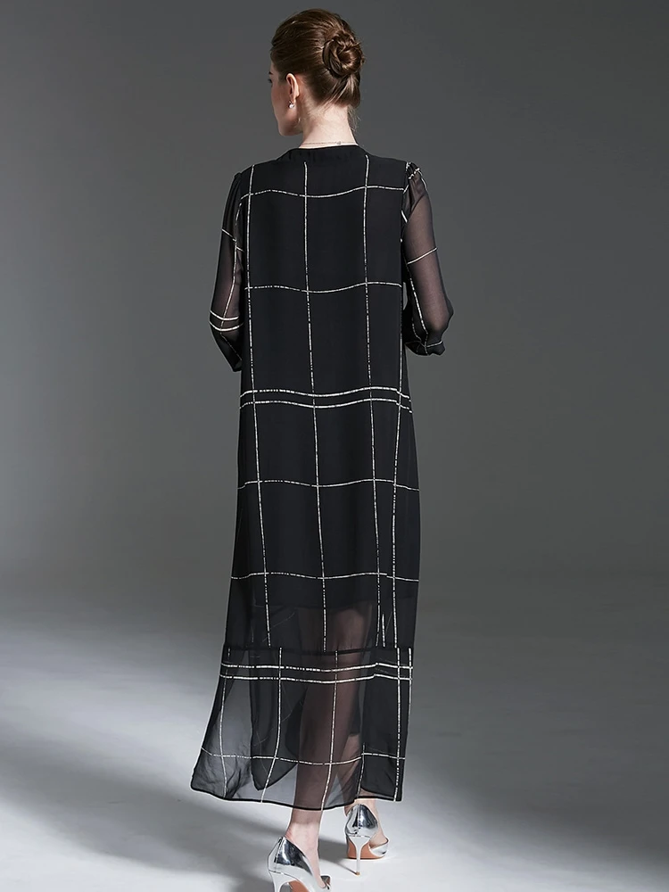 Лето 100% шелковое платье женская одежда 2021 в винтажном стиле Корейские туфли