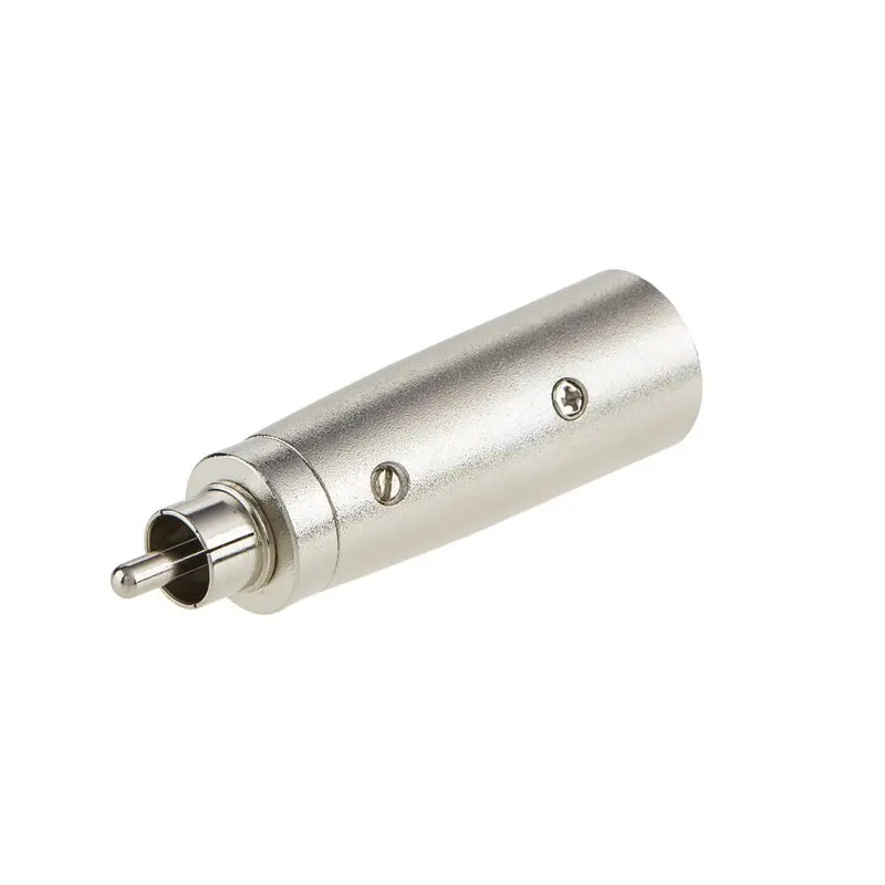 Адаптер Canon XLR папа-папа 3-контактный переходник из в RCA для микрофона Hi-Fi стерео