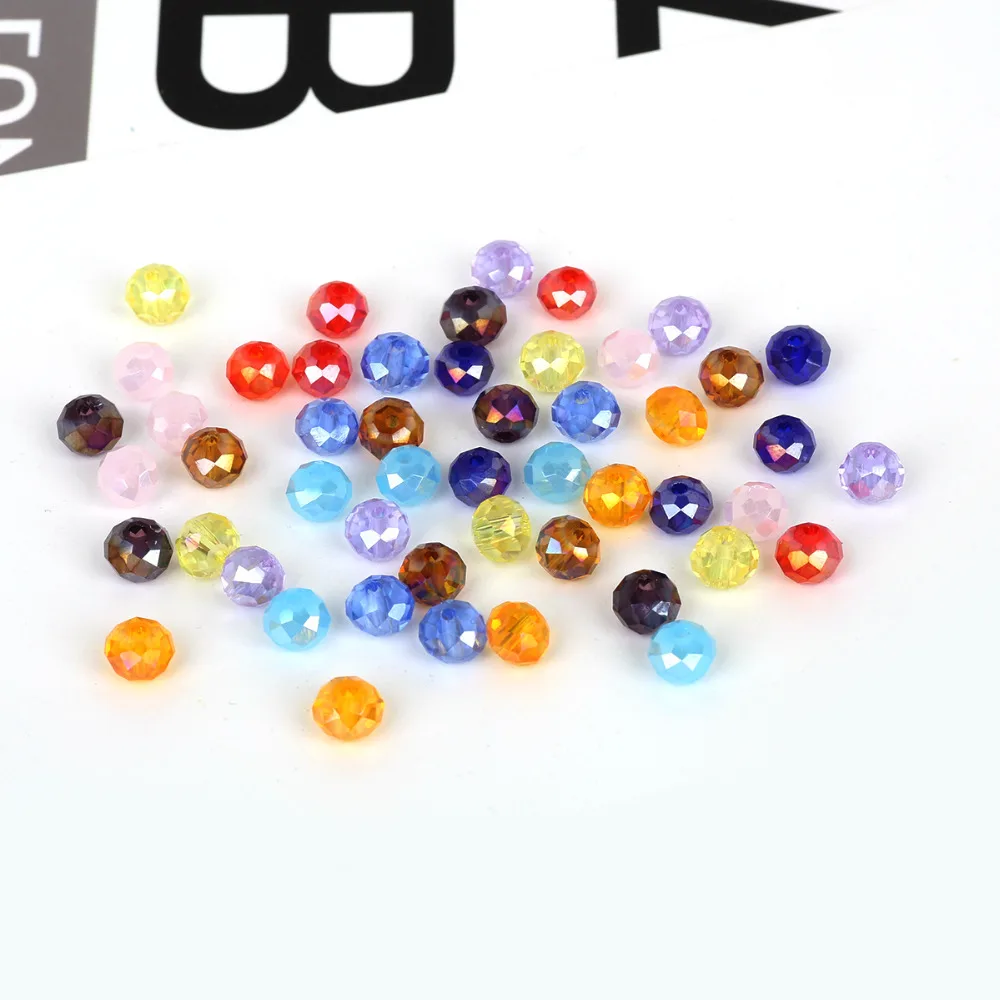 2mm 3mm 4mm 6mm 8mm Rondelle Austria Faceted Crystal Glass Beads Round Loose Spacer Jewelry Making DIY Wholesale In Bulk | Украшения и