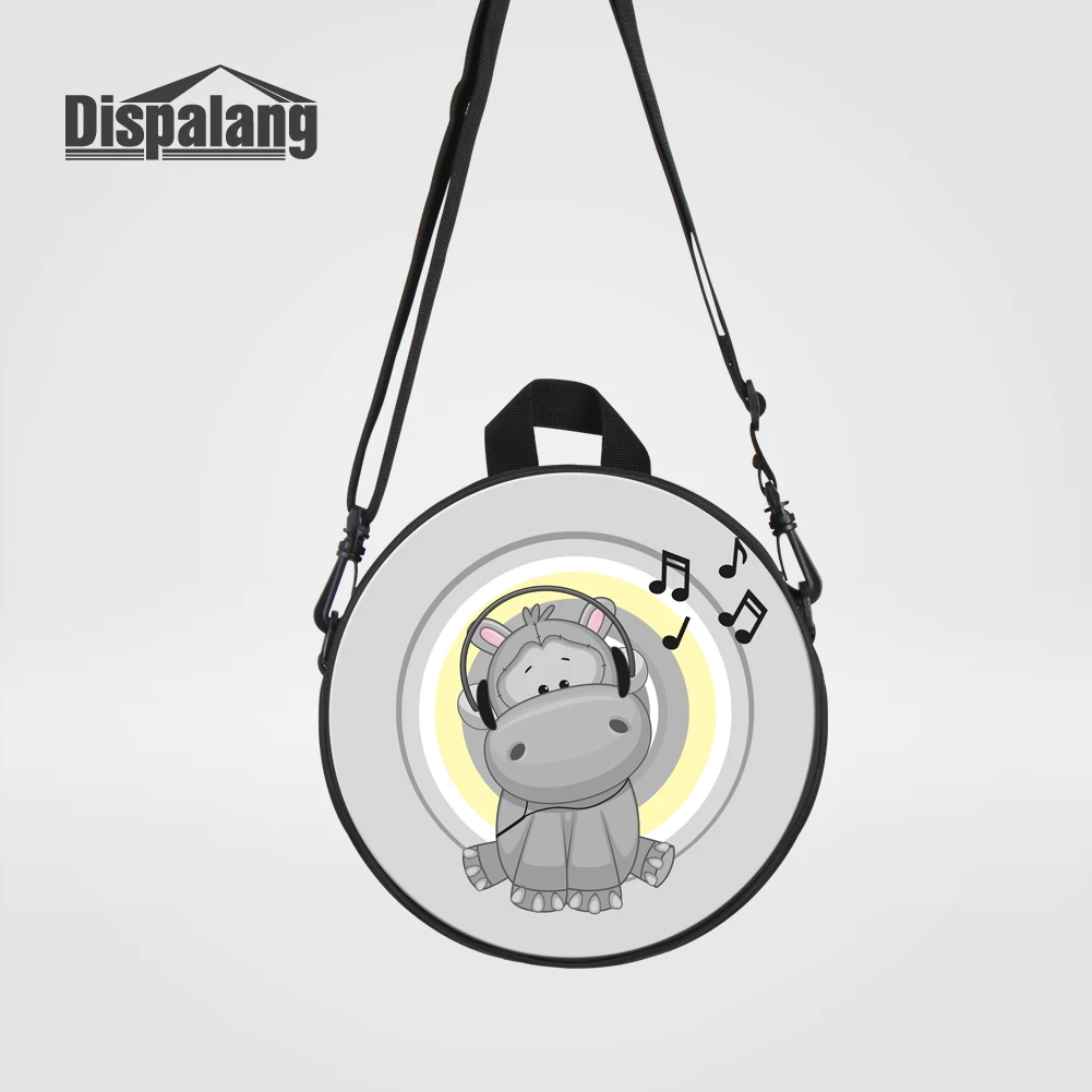Backpack06 Dispalang новые Мультяшные детские сумки-мессенджеры с принтом лисы для девочек милые животные круглые Rugtas детские мини сумки через плечо - Цвет: Backpack06