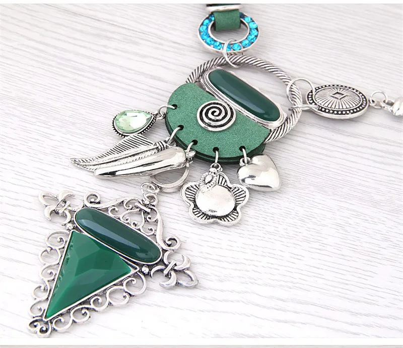 Женское богемное ожерелье Kymyad длинное в Корейском стиле яркое женское