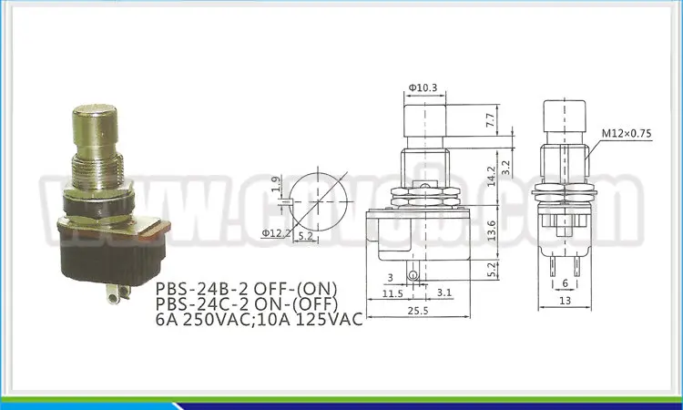NS211 IP40 PBS 24B 2 2pin мгновенный вкл (ВЫКЛ) кнопочный ножной переключатель|switch foot|switch