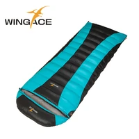 wingace fill 600g 1000g ultralight portable envelope goose down sleeping bag 3 season outdoor camping sleeping bag for tourism