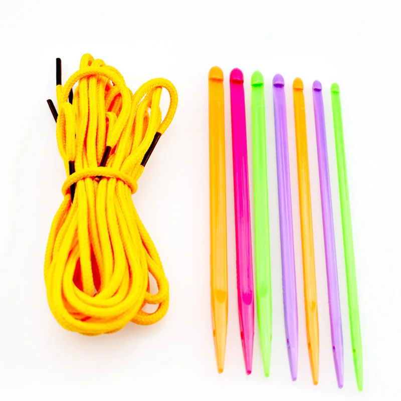 Двусторонние крючки для вязания крючком 7 шт./компл. мам/бабушек|Швейные иглы| |