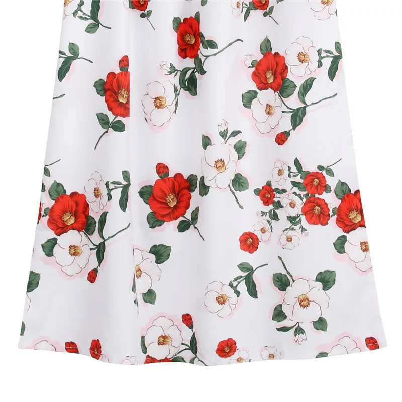 Floral Mother and Daughter Dress Family Matching Flare Sleeve Fomal for Kid Women | Мать и ребенок