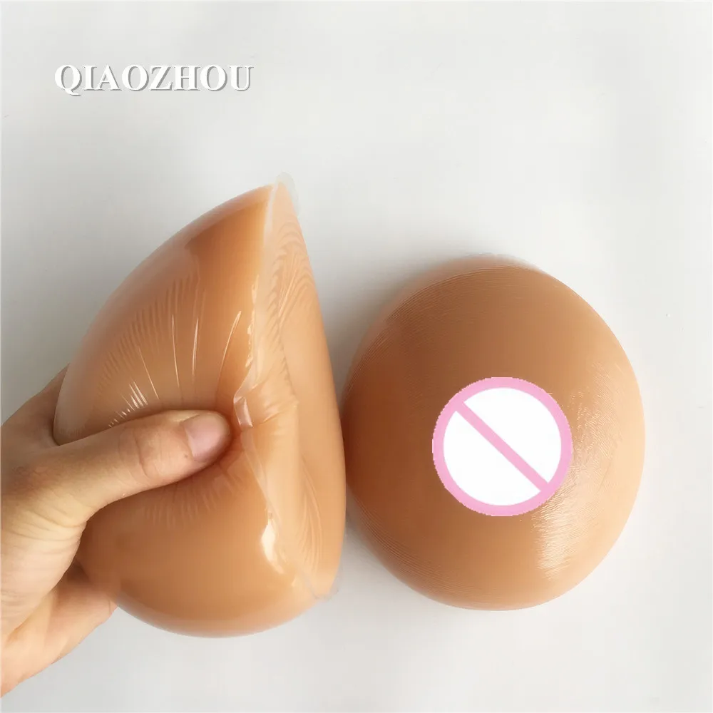 

5000g/pair sexy big boobs tan skin brown color silicone breast forms for men cosplay drag queen