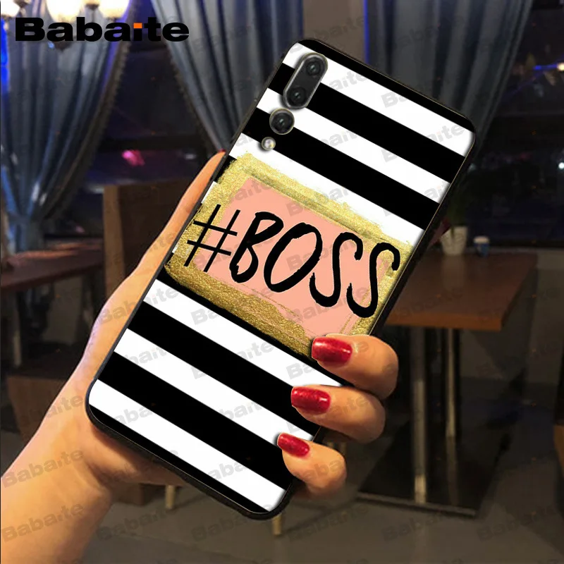 Babaite Boss Girl Lady like a boss сотовый Чехол для телефона huawei mate 10 lite p20lite p9lite nova 3i honor 8x mate20 pro funda