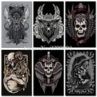 Алмазная вышивка сделай сам, мультяшное искусство, скелет, сексуальная девушка, 5D алмазная живопись, вышивка крестиком, мозаика, квадратные Стразы, домашний декор