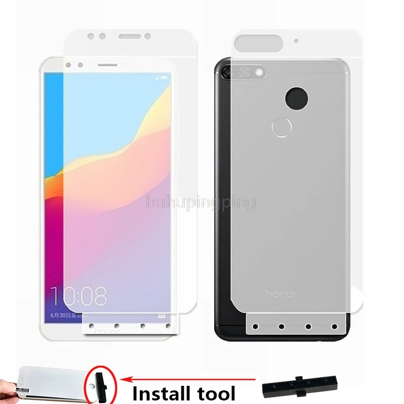 4D полноразмерная гидрогелевая пленка для Huawei Honor 7C 5 99 дюйма (не русская версия)