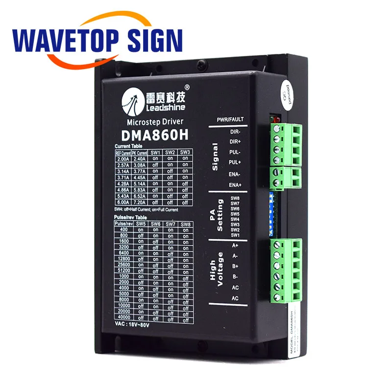 Leadshine 2 фазы шагового драйвер DMA860H 1 шт. + фазный шаговый двигатель 86HS35 Torque3.5N.