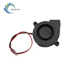 2 шт., охлаждающий Турбовентилятор постоянного тока 12 В, 24 В, 4020, 5015