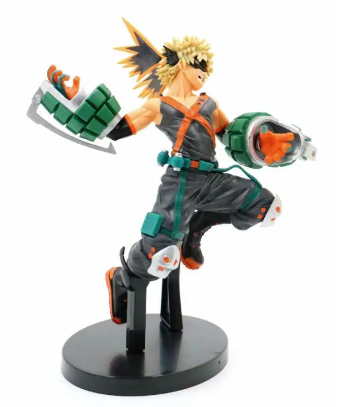 Цвет: желтый 14 см, My Hero Academy, Zero Bakugou, кацуки, Midoriya izku, Todoroki Shoto, фигурки, игрушки, рождественский подарок, кукла - Цвет: Цвет: желтый
