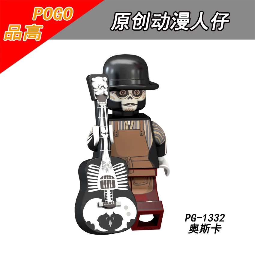 Одиночная распродажа PG8138 Coco Movie Day Of The Dead Legoing Рождественский ужас Rosita Felipe Miguel