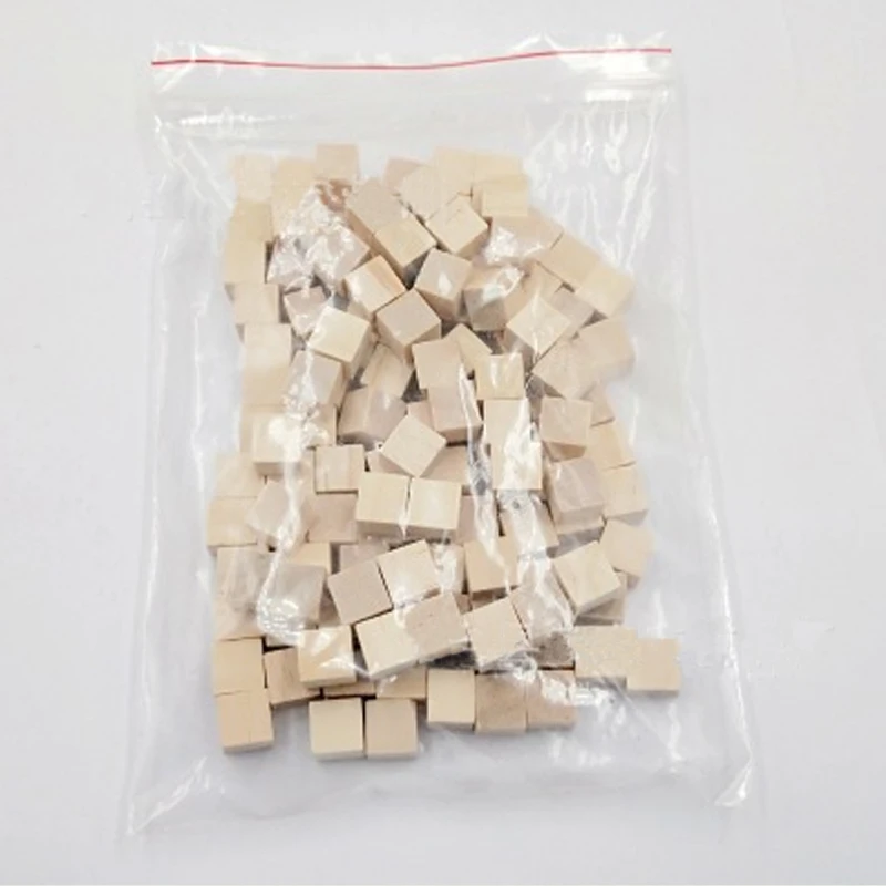 100 шт./компл. 10 мм деревянная квадратная угловая игральная кость Шахматная штука