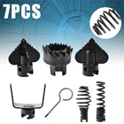 7 шт набор для очистки сточных вод набор из быстрорежущей инструментальной стали 16 мм марганца Сталь для очистки сточных вод машина Комбинации режущая головка