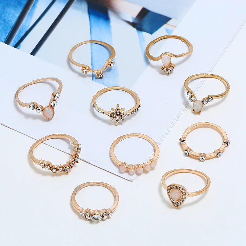 2019 Золотое кольцо на палец женское минимальное ювелирные изделия в стиле