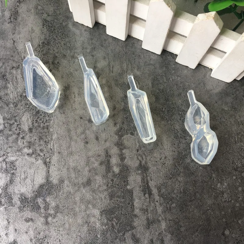 Алмазная Прозрачная силиконовая форма ручной работы для ушей эпоксидная смола/3D