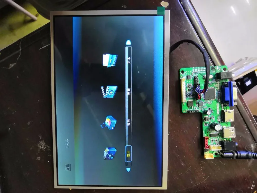 Рекламная системная плата + 10 1-дюймовый ЖК-дисплей (LVDS) VGA HDMI USB вход поддержка 1-32
