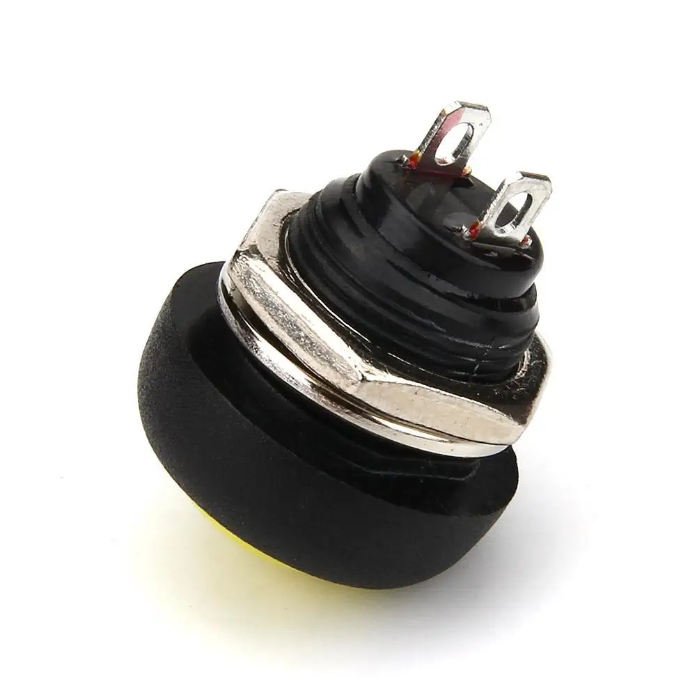 Round Small Button Switch Safety Waterproof Mini Door Bell Push Momentary Contact Long Cycles | Обустройство дома