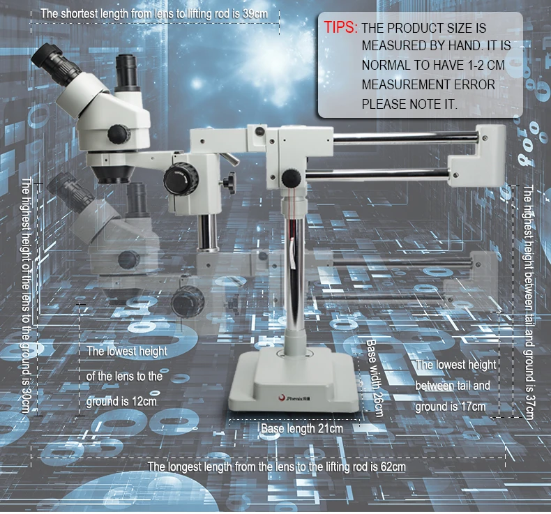 Phix 3.5X-90X зум стерео тринокулярный микроскоп+ светодиодный светильник кольцо для хирургической практики, PCB/мобильный телефон ремонт микроскопа