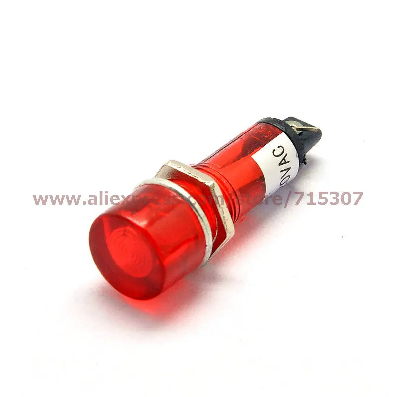 5 шт. светодиодные индикаторные ламсветильник 220 В 10 мм|indicator light 220v|pilot lightled indicator