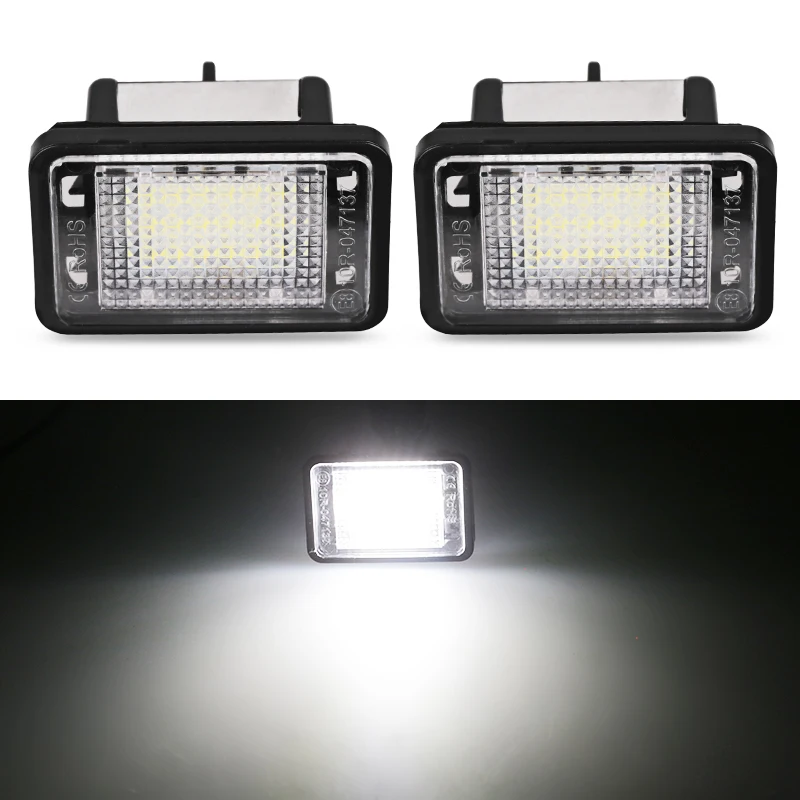 Светодиодный светильник для номерного знака 1 пара/2 шт. 6000 К белый 12 В Canbus без