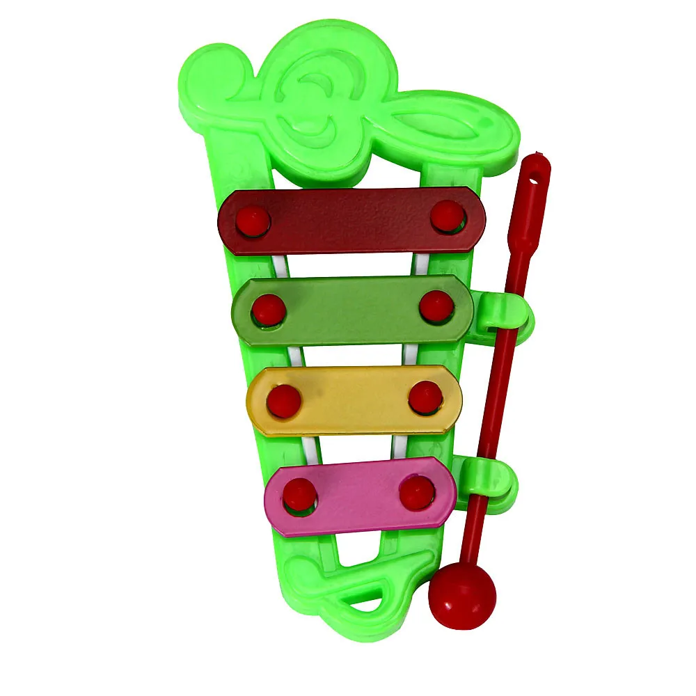Детские музыкальные игрушки с 4 нотами набор барабанов для развития мудрости
