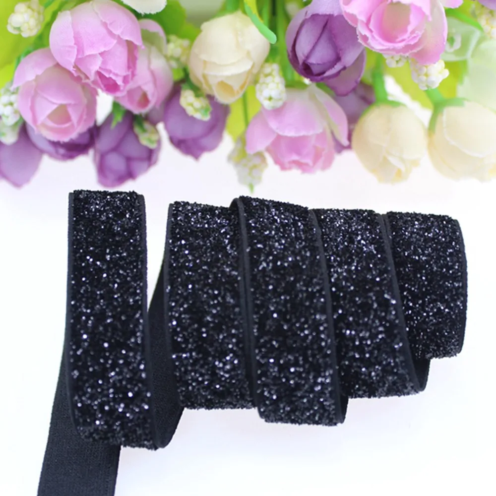 

Замороженный Блестящий эластичный для аксессуаров, 5/8 ярдов/рулон