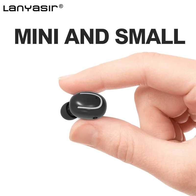 LANYASIR Q13 Беспроводной Bluetooth 4 1 стерео наушники HD звук мини-наушники с микрофоном