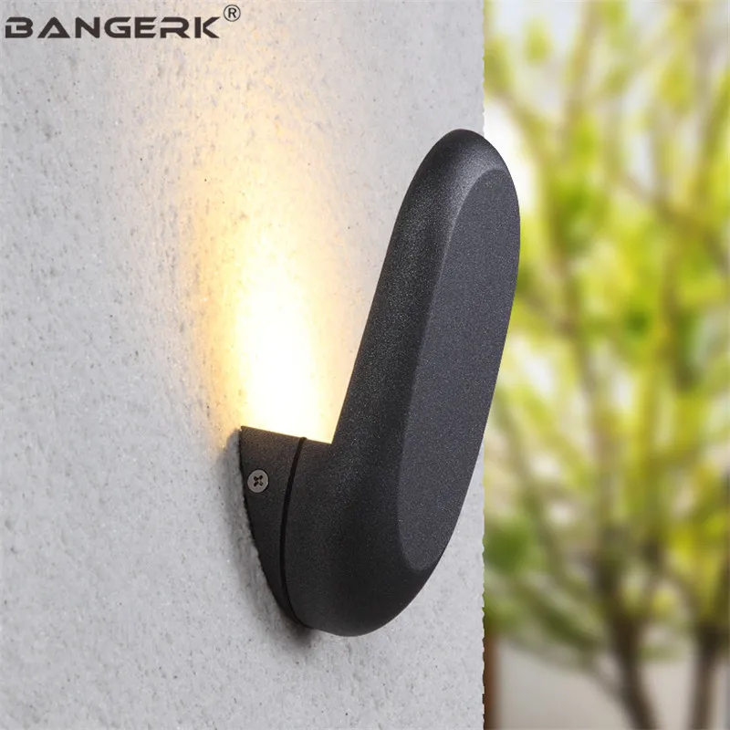 Simple Outdoor Wall Lamp Modern 6W LED Porch Lights IP65 Waterproof Sconce Wall Lamps Garden Home Decor Aluminum Lighting