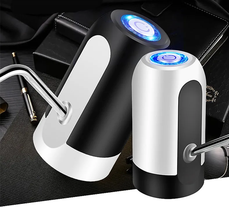 Электрический насос для крана, бутылка для воды, Usb Перезаряжаемый диспенсер для бутилированной воды, черный, белый цвет, ручной насос для бутилированной воды
