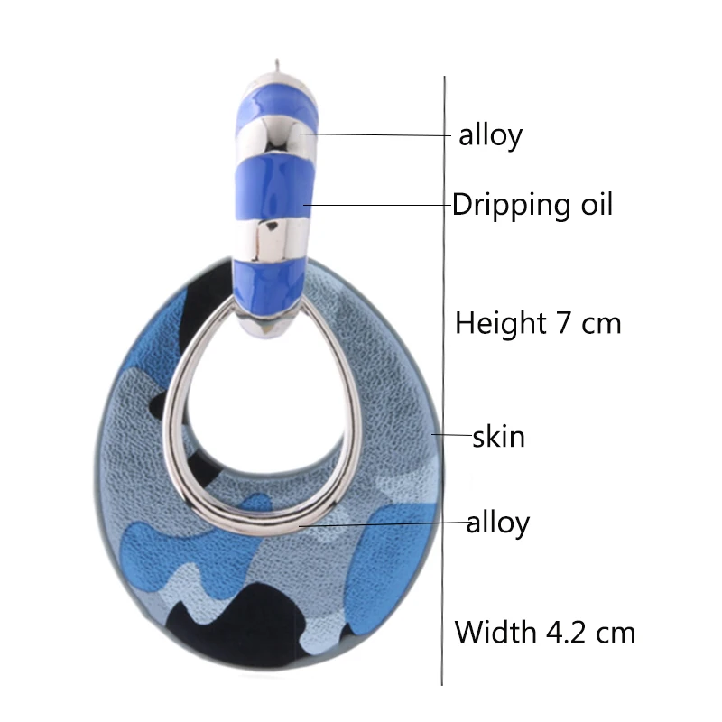 NeeFu WoFu серьги из кожи тигра ювелирные изделия очаровательные с принтом кольца для