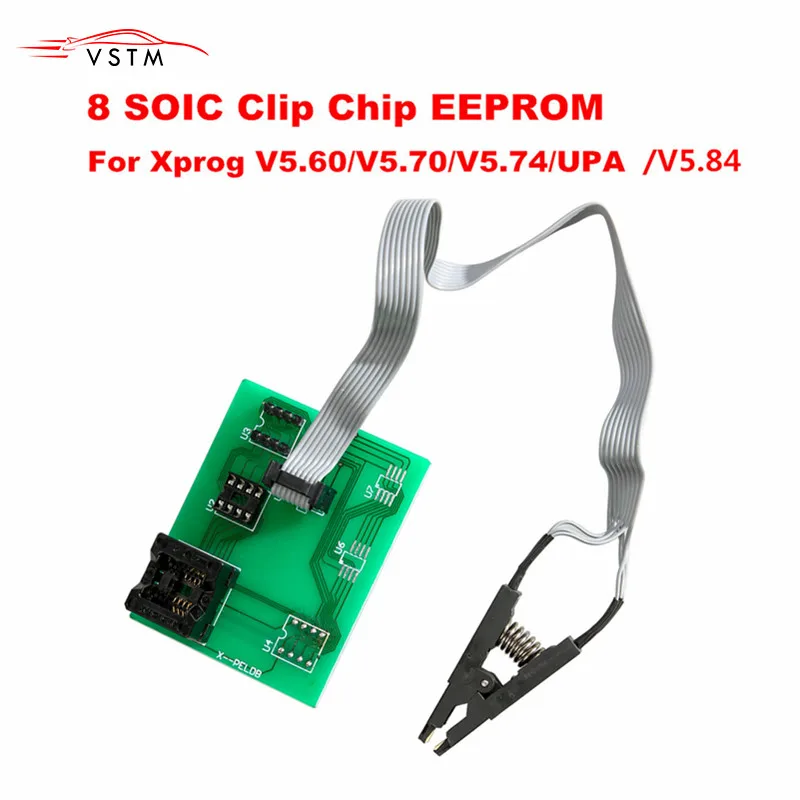 Плата eeprom upa usb v1.3 xprog 5 84 программатор адаптер с soic 8 sop8 тестовым зажимом для
