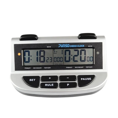 Прыжок профессиональные Компактные цифровые шахматные часы отсчет таймера