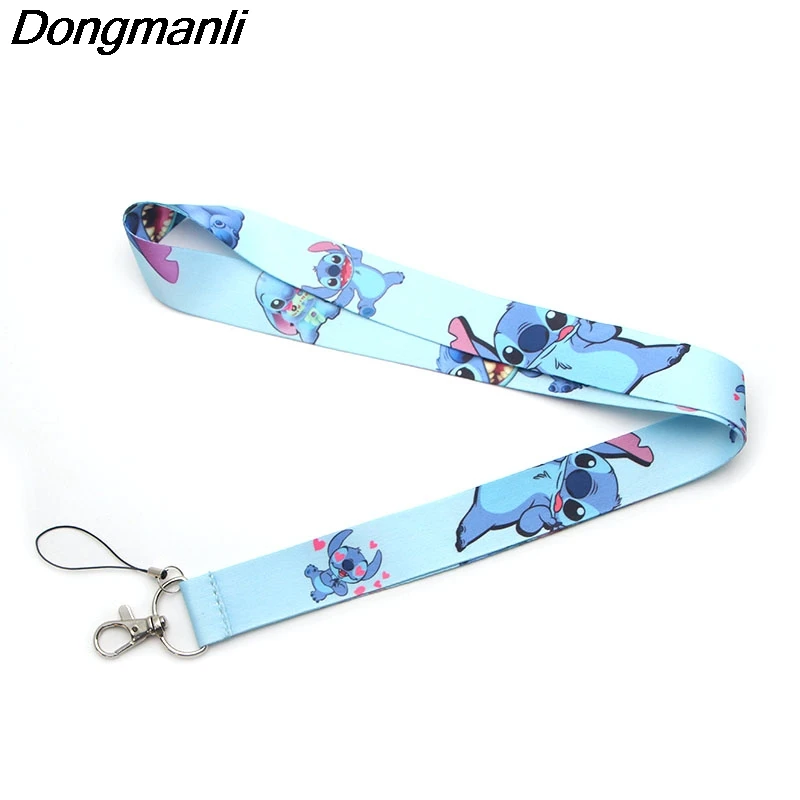 P2201 Dongmanli милый стежок брелок lanyards id бейдж держатель ID карты Пропуск Тренажерный зал мобильный телефон USB бейдж держатель ключевой ремень