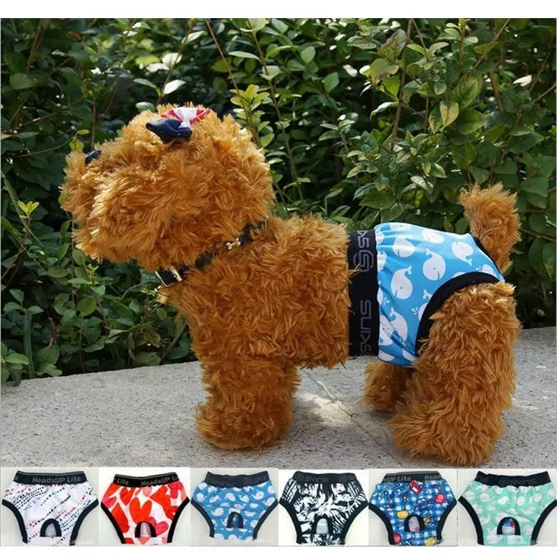 Шорты для маленьких собак и женщин физиологические штаны щенков подгузники
