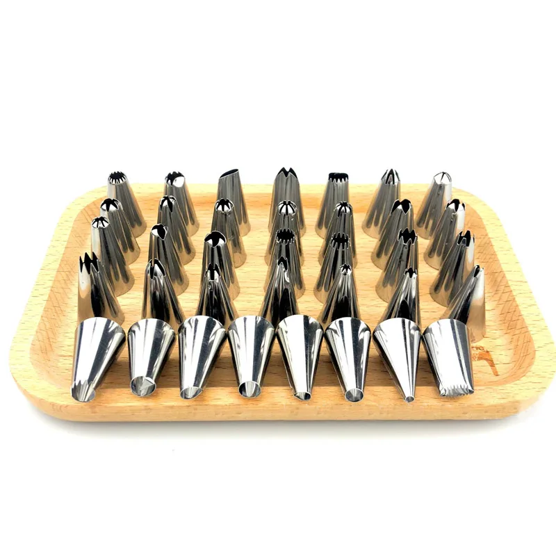 36pcs Торт DIY инструмент для моделирования кондитерские изделия инструмент для выпечки кекс хлебобулочные Кондитерские советы домашняя кухня столовая - Цвет: 36pcs