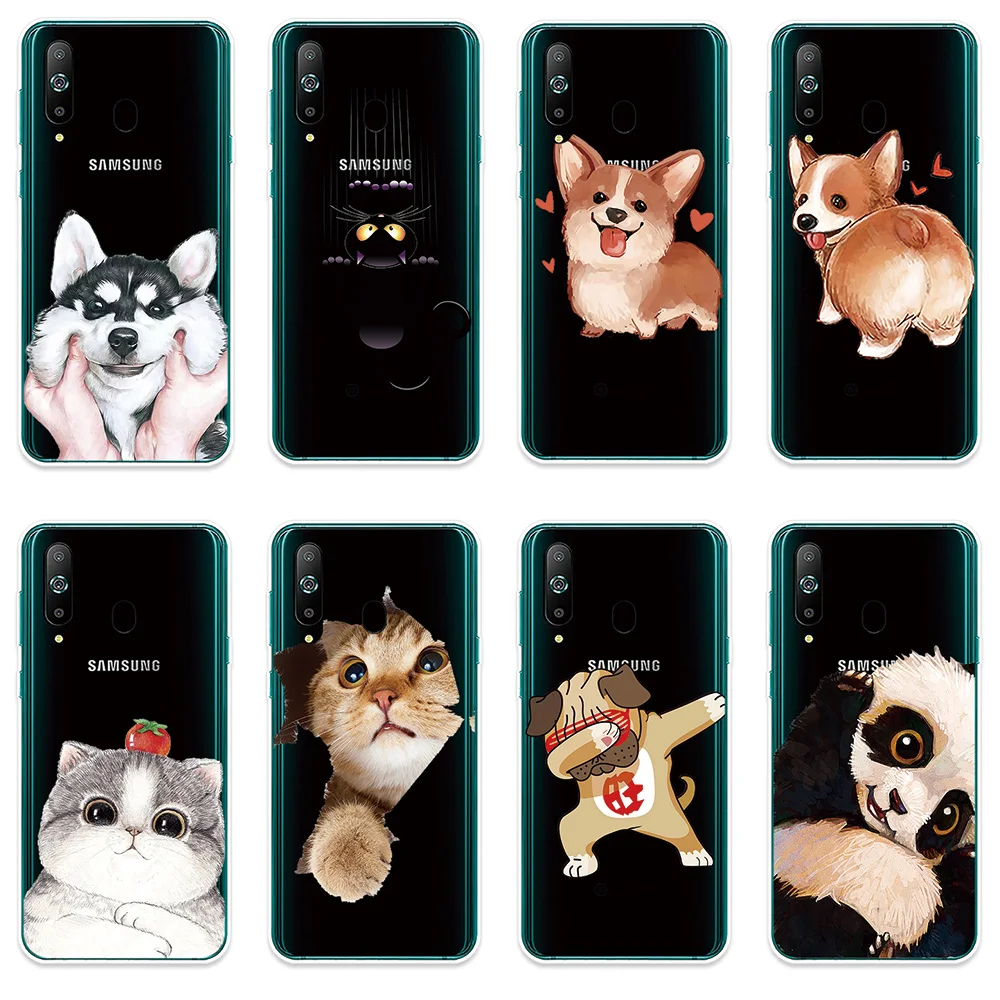 Силиконовые чехлы из ТПУ для Samsung Galaxy S6 S7 край S8 S9 S10 плюс S10e A6S A8S A9S 2018 Note 8 9 чехол