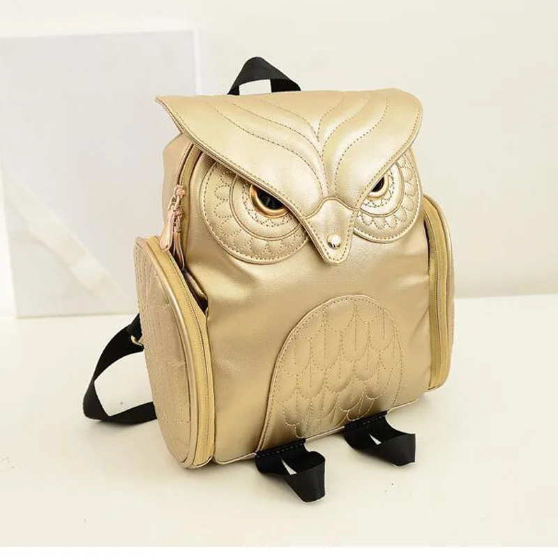 Wooalt Женский мини рюкзак с совой для женщин новая мода искусственная кожа