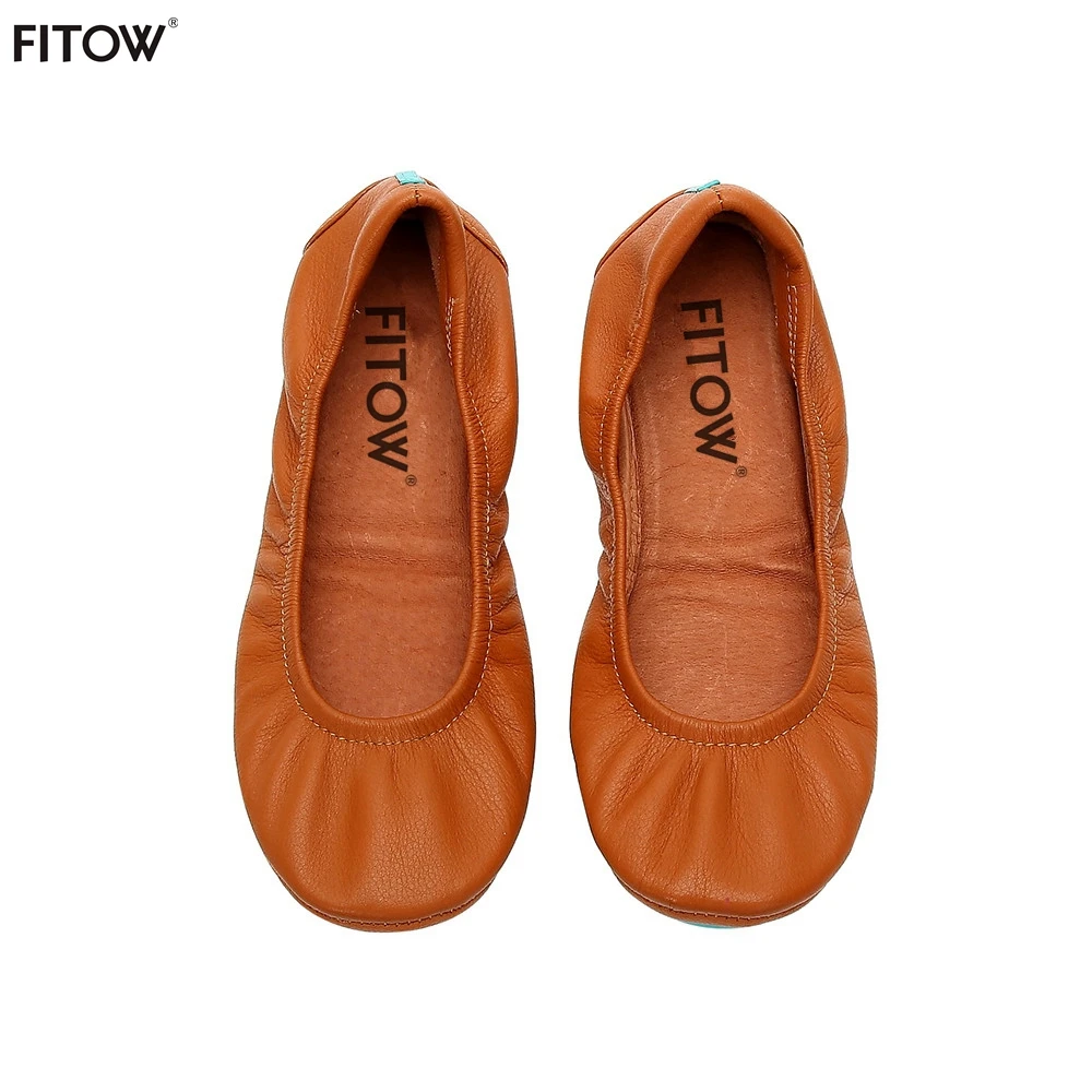 5 пар/лот дропшиппинг Новинка складные балетки женские кожаные на плоской